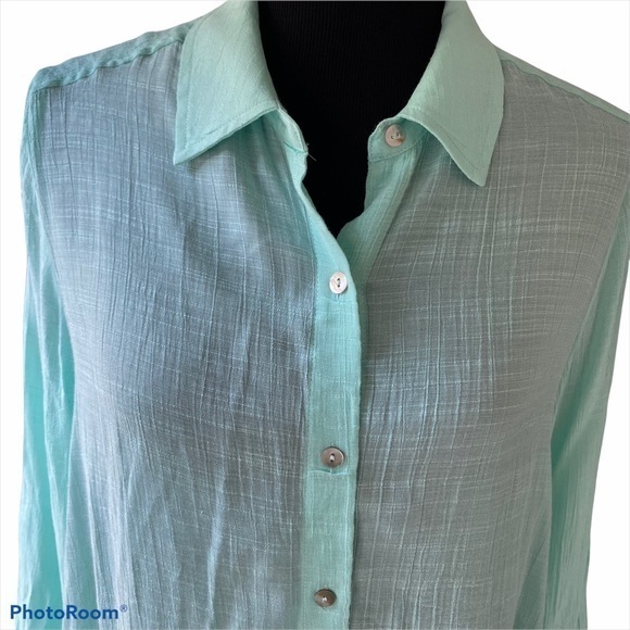 💚CHICO’S SEA FOAM GREEN TOP💚 - Picture 8 of 9